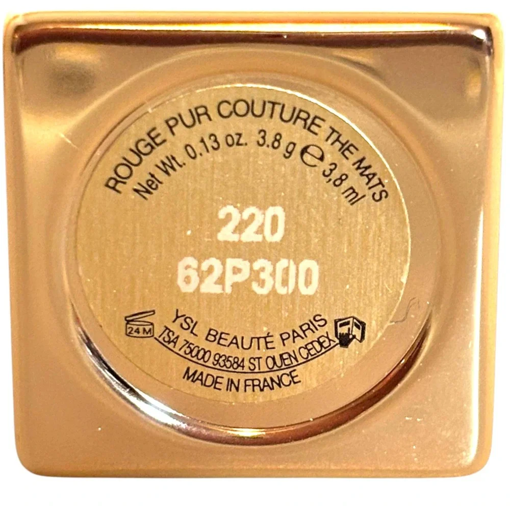 YSL‎ Rouge Pur Couture The Mats Lipstick 220 Crazy Tangerine Matte Orange New